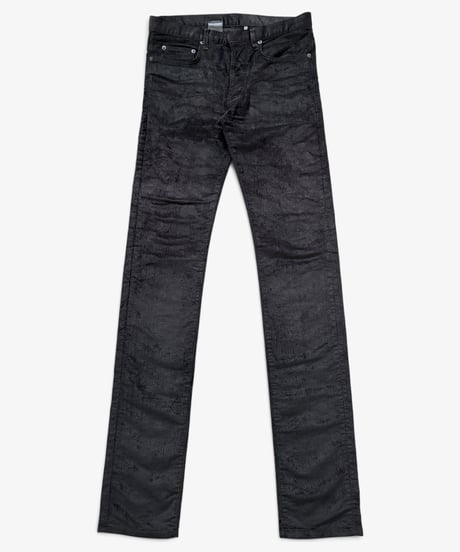 A/W 2007 DIOR HOMME “NAVIGATE” COATED BLACK CORDUROY［28］