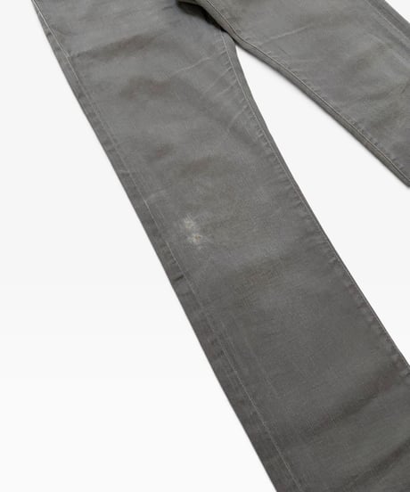 S/S 2007 DIOR HOMME “WLGT” SLENDER GRAY DENIM［27］