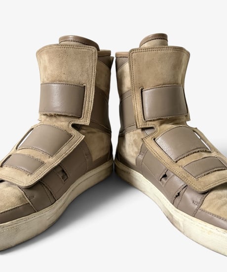 KRIS VAN ASSCHE VELCRO STRAP HIGH TOP SNEAKERS［42］