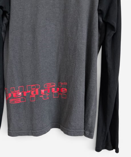 A/W 1998 BEAUTY:BEAST DARK KNIGHT RAGLAN HOODIE［2］