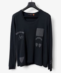 A/W 2005 UNDERCOVERISM “ARTS & CRAFTS” PUFF PRINT MILITARY LONG SLEEVE T-SHIRT［2］