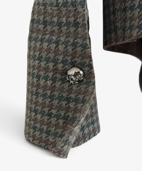 A/W 2005 UNDERCOVER “ARTS&CRAFTS” FELT TRIM HOUNDSTOOTH JACKET［2］