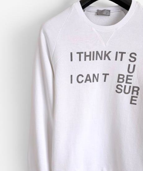 S/S 2006 DIOR HOMME “MODS/SKA” GUN MESSAGE PRINT SWEATSHIRT［XS］