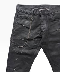 S/S 2008 DIOR HOMME GUNMETAL 4-STRAND WALLET CHAIN