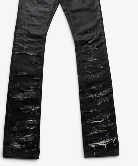 S/S 2004 DIOR HOMME “STRIP” 374 EXCLUSIVE DESTROYED DENIM［28］
