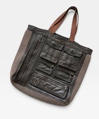 A/W 2006 DIOR HOMME “THESE GREY DAYS” DEVILLE 6-POCKET TOTE BAG