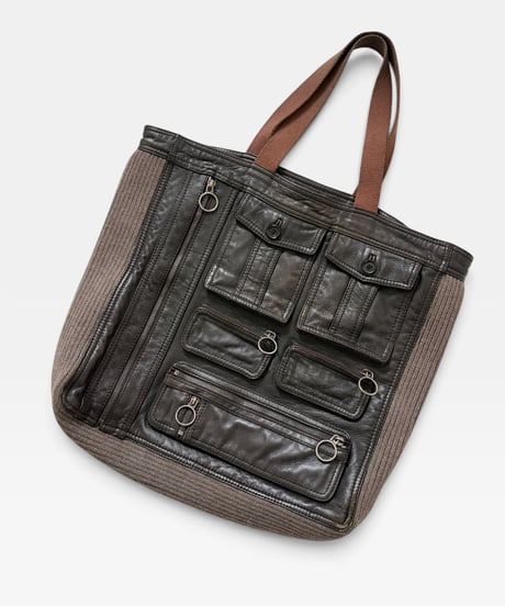A/W 2006 DIOR HOMME “THESE GREY DAYS” DEVILLE 6-POCKET TOTE BAG