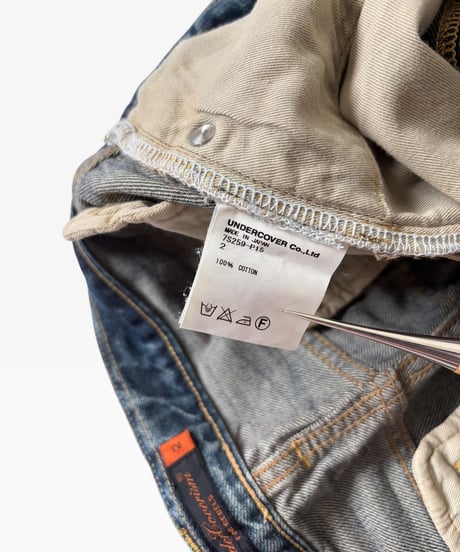 S/S 2007 UNDERCOVERISM “PURPLE” CHAOS ZIPPER DENIM［2］