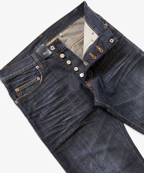 A/W 2007 DIOR HOMME “NAVIGATE” CREASED DENIM［28］