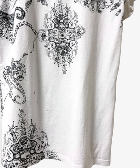 A/W 2009 BALMAIN HOMME SKILL PAISLEY T-SHIRT［S］