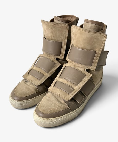 KRIS VAN ASSCHE VELCRO STRAP HIGH TOP SNEAKERS［42］
