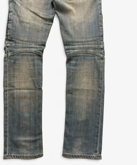 A/W 2011 BALMAIN HOMME WASHED SLIM BIKER［28］