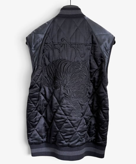 S/S 2004 NUMBER (N)INE “DREAM BABY DREAM” EMBROIDERED SILK VARSITY JACKET［2］
