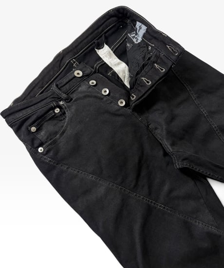 S/S 2024 RICK OWENS DRKSHDW WAXED BIAS BOOTCUT［28］