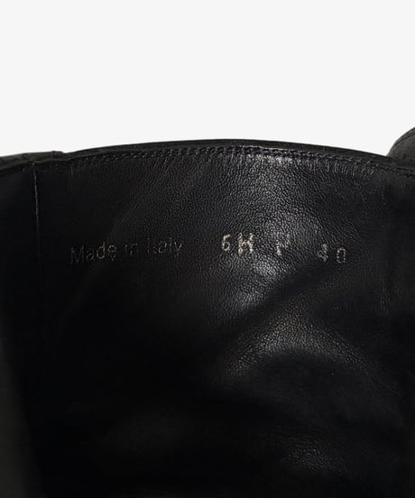 A/W 2006 DIOR HOMME “THESE GREY DAYS” PATENT LEATHER VICTORIAN BOOTS［40］