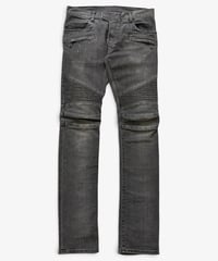 A/W 2011 BALMAIN HOMME REPAIRED BIKER DENIM［28］