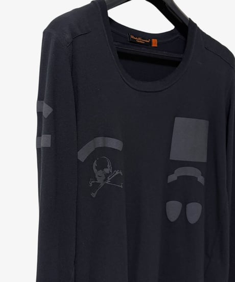 A/W 2005 UNDERCOVERISM “ARTS & CRAFTS” PUFF PRINT MILITARY LONG SLEEVE T-SHIRT［2］