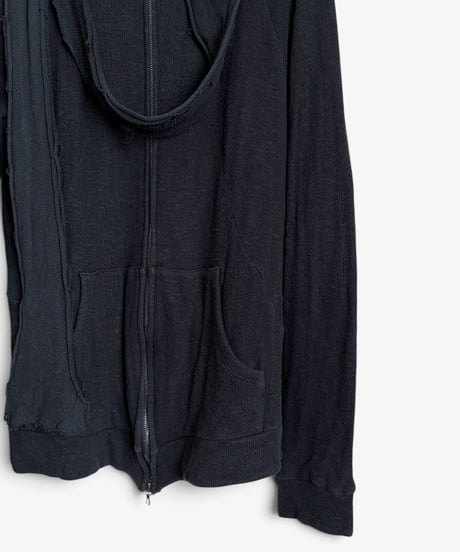 A/W 2006 UNDERCOVERISM “GURUGURU” SCARFED ZIP HOODIE［2］
