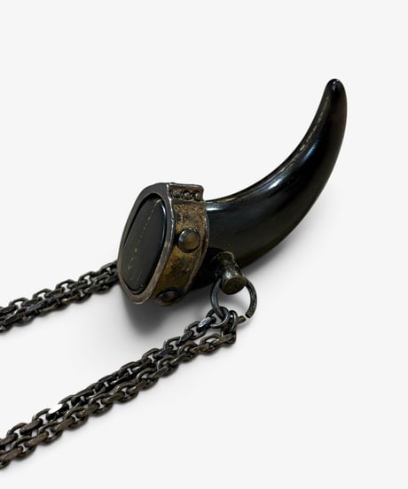 S/S 2011 LANVIN PARIS HORN DOUBLE CHAIN NECKLACE