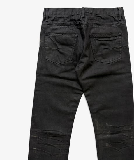 S/S 2007 DIOR HOMME “WLGT” GRAPHITE COATED DENIM［28］