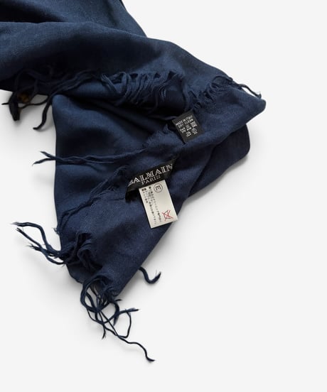 A/W 2011 BALMAIN HOMME WOLF PRINT AFGHAN SCARF