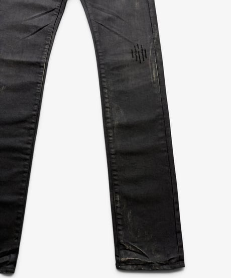 S/S 2007 DIOR HOMME “WLGT” GRAPHITE COATED DENIM［28］