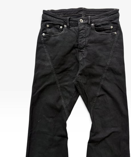 S/S 2024 RICK OWENS DRKSHDW WAXED BIAS BOOTCUT［28］