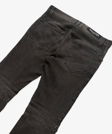 A/W 2011 BALMAIN HOMME REPAIRED BIKER DENIM［28］