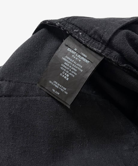 S/S 2016 SAINT LAURENT PARIS “SURF SOUND” D02 BLACK DENIM［30］