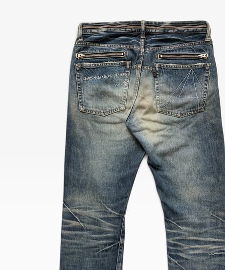 S/S 2007 UNDERCOVERISM “PURPLE” CHAOS ZIPPER DENIM［2］