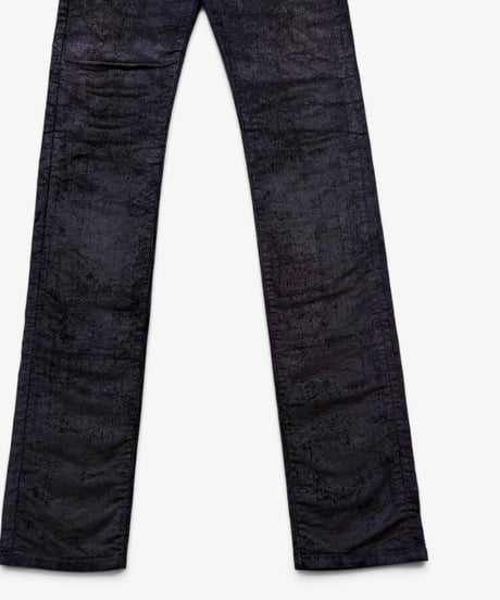 A/W 2007 DIOR HOMME “NAVIGATE” COATED BLACK CORDUROY［28］
