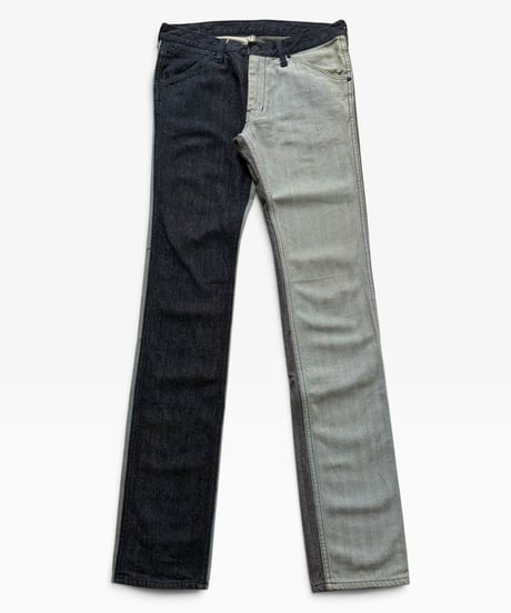 SS/AW 2003 NUMBER (N)INE “TOUCH ME I’M SICK” MIXED MATERIAL PANEL DENIM［2］