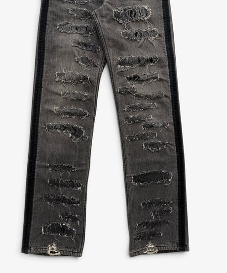 A/W 2002 UNDERCOVERISM “WITCHES CELL DIVISION” VELOUR CRUSHED DENIM［S］