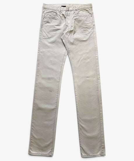 S/S 2005 DIOR HOMME “BECK” WRINKLED WHITE DENIM［31］