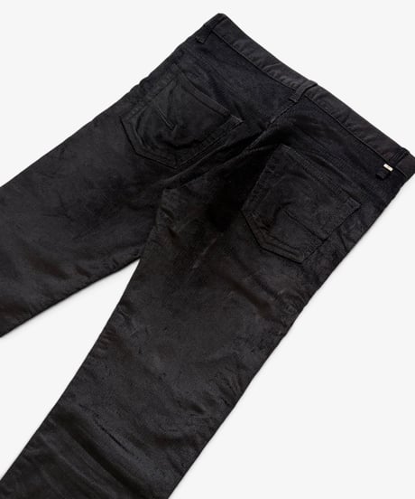 A/W 2007 DIOR HOMME “NAVIGATE” COATED BLACK CORDUROY［28］