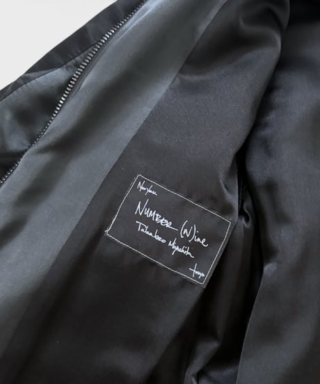 S/S 2004 NUMBER (N)INE “DREAM BABY DREAM” EMBROIDERED SILK VARSITY JACKET［2］
