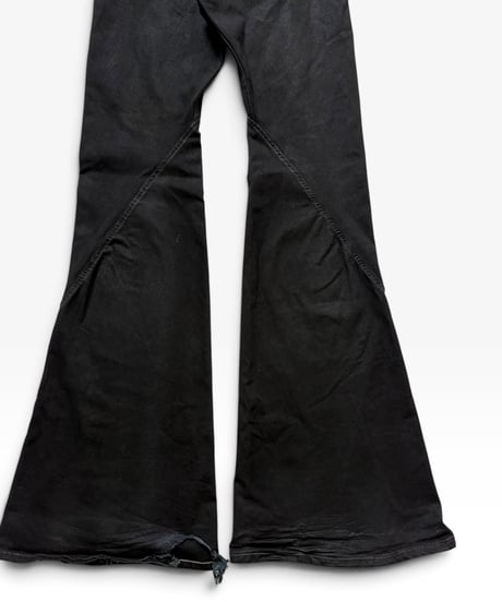 S/S 2024 RICK OWENS DRKSHDW WAXED BIAS BOOTCUT［28］