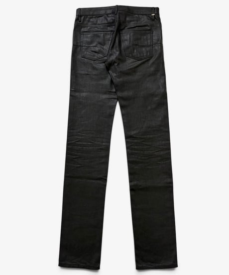 A/W 2007 DIOR HOMME “NAVIGATE” SHARP NOTATION COATED DENIM［28］