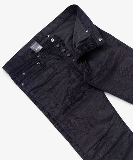 A/W 2007 DIOR HOMME “NAVIGATE” COATED BLACK CORDUROY［28］