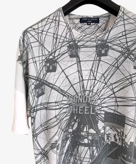 S/S 2006 COMME DES GARÇONS HOMME FERRIS WHEEL GRAPHIC T-SHIRT［M］
