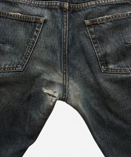 S/S 2003 DIOR HOMME “FOLLOW ME” COATED CLAWMARK DENIM［44］