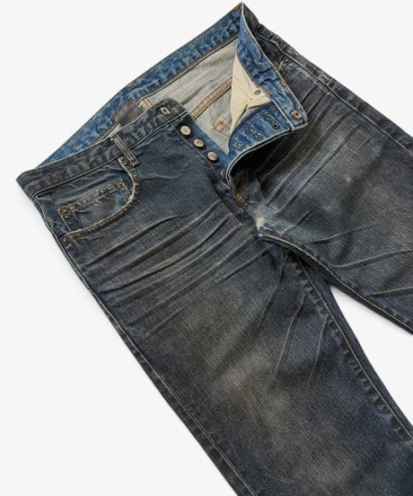 S/S 2003 DIOR HOMME “FOLLOW ME” COATED CLAWMARK DENIM［44］