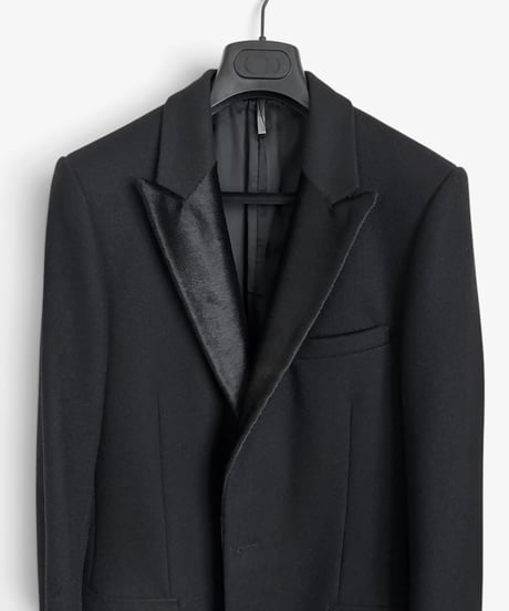 A/W 2004 DIOR HOMME “VOTC” RUNWAY PONY HAIR LAPEL COAT［48］