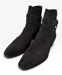 A/W 2016 SAINT LAURENT PARIS SUEDE JODHPUR BOOTS［40］
