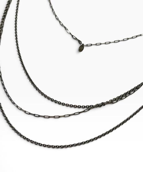 S/S 2008 DIOR HOMME GUNMETAL 4-STRAND WALLET CHAIN