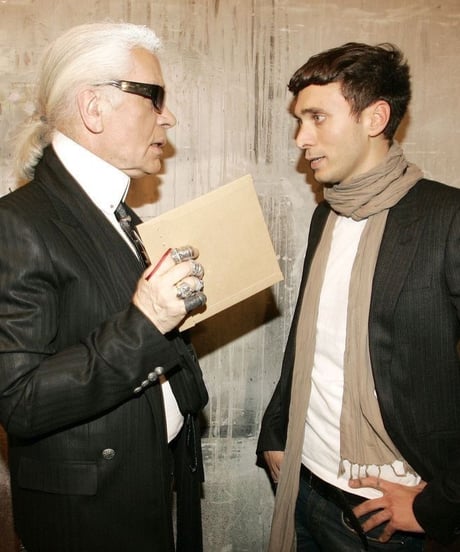 S/S 2005 DIOR HOMME “UNTITLED” CRINKLED FRINGE SCARF