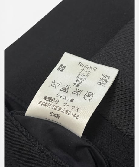 A/W 2006 NUMBER (N)INE “NOIR” ARGYLE EMBROIDERED BLAZER［2］