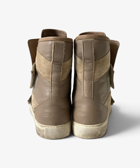 KRIS VAN ASSCHE VELCRO STRAP HIGH TOP SNEAKERS［42］