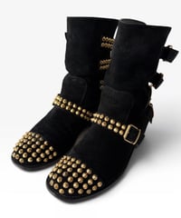 GIUSEPPE ZANOTTI STUDDED ENGINEER BOOTS［41.5］