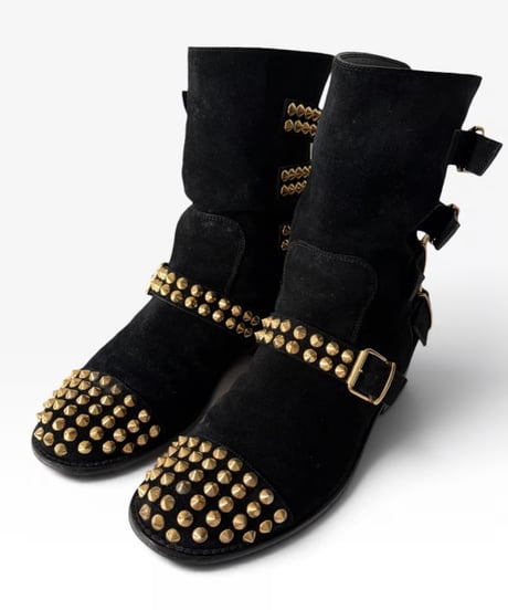 GIUSEPPE ZANOTTI STUDDED ENGINEER BOOTS［41.5］